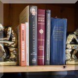 B01. Books and bookends. 